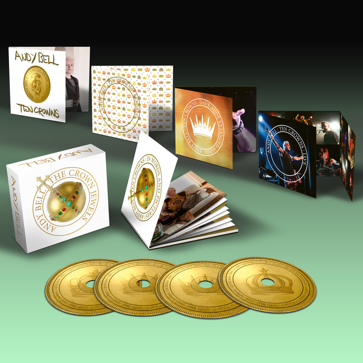 Andy Bell - The Crown Jewels (Ten Crowns) - Deluxe CD Box Set Edition