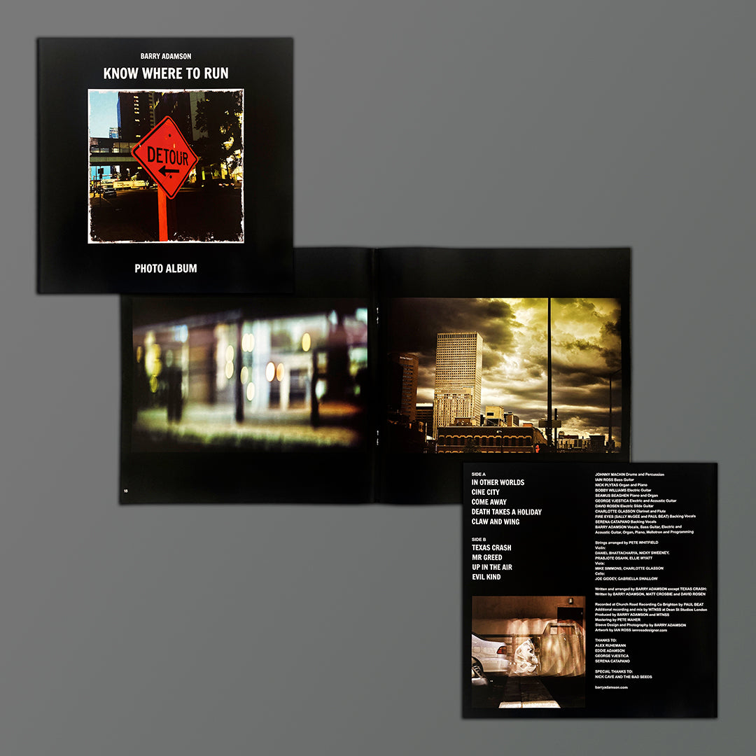 Barry Adamson - Know Where To Run - Limited Edition Silver Vinyl (Signed)