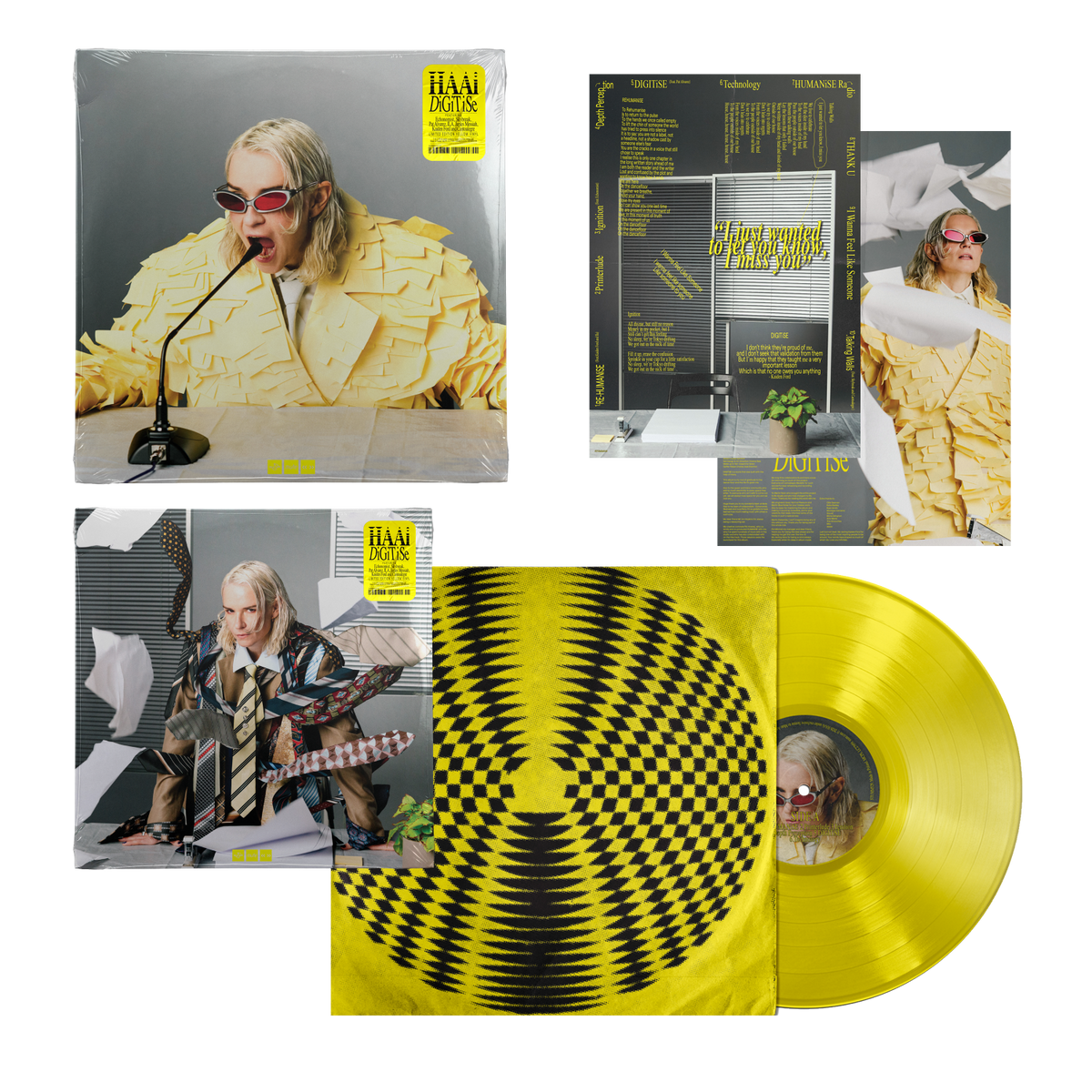 HAAi - DIGITiSE - Limited Edition Yellow Vinyl (Signed)