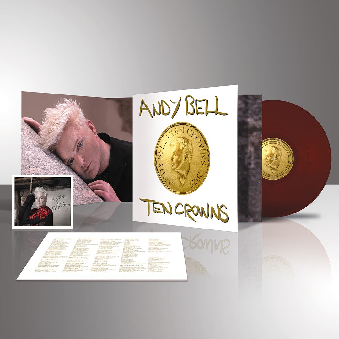Andy Bell - Ten Crowns - Limited Edition Oxblood Vinyl + Signed Art Card