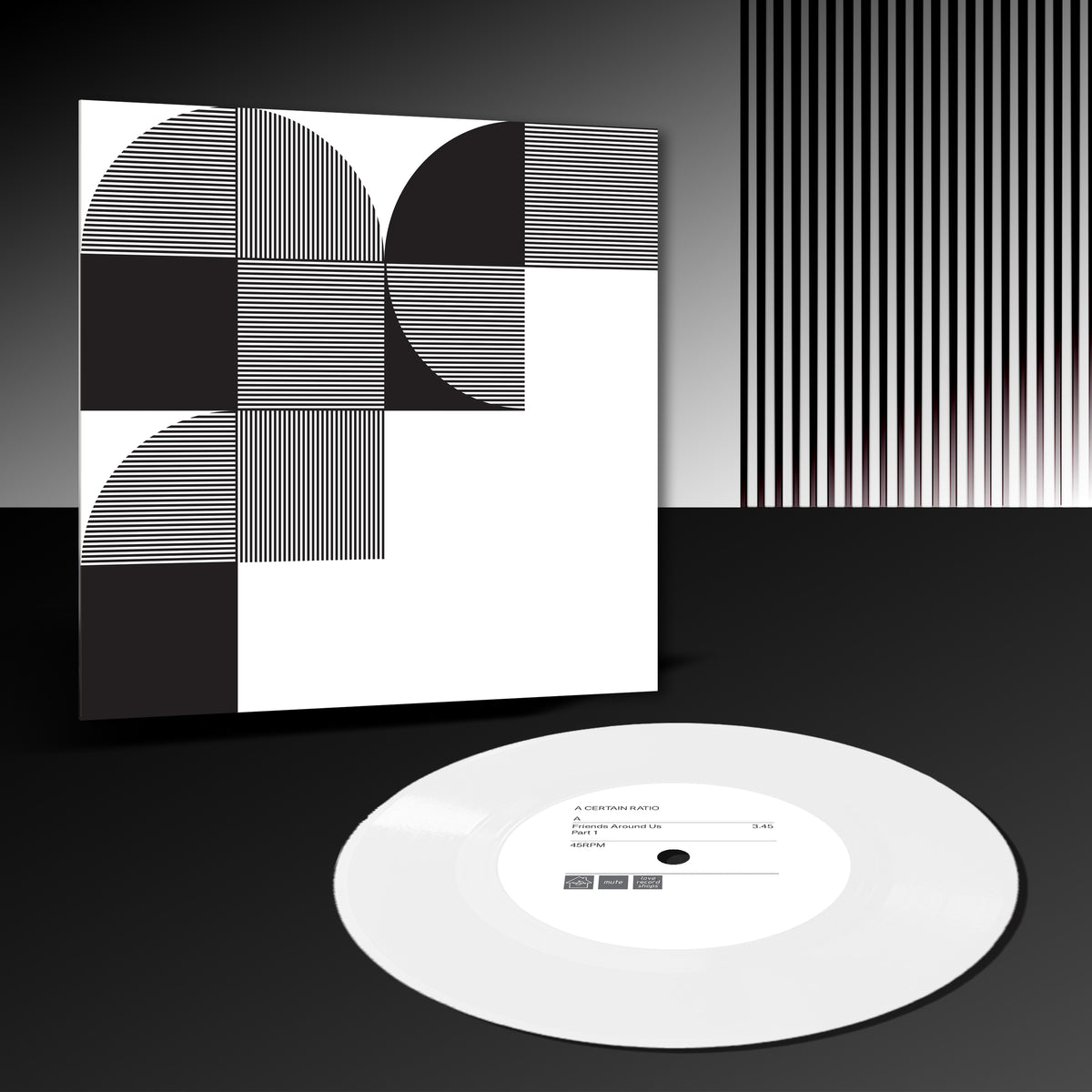 A Certain Ratio - Friends Around Us (Parts 1 & 2) - Limited Edition White 7’’ - Misc