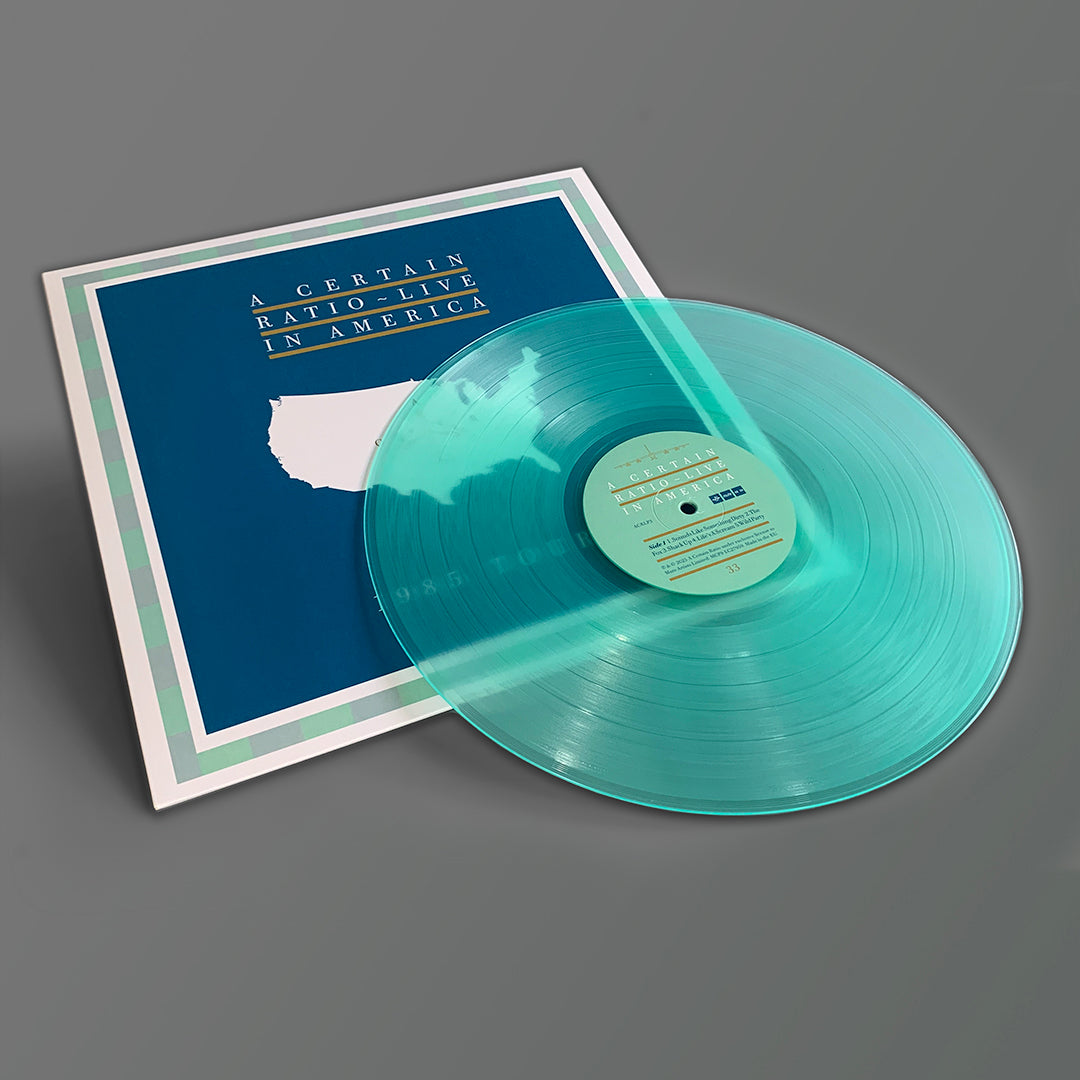 A Certain Ratio - Live in America - Limited Edition 1985 Green Glass Vinyl