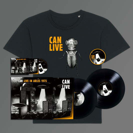 Can - Live At Arles 1975 - CD + Double Vinyl + T-Shirt + Patch