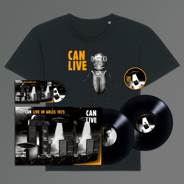 Can - Live At Arles 1975 - CD + Double Vinyl + T-Shirt + Patch