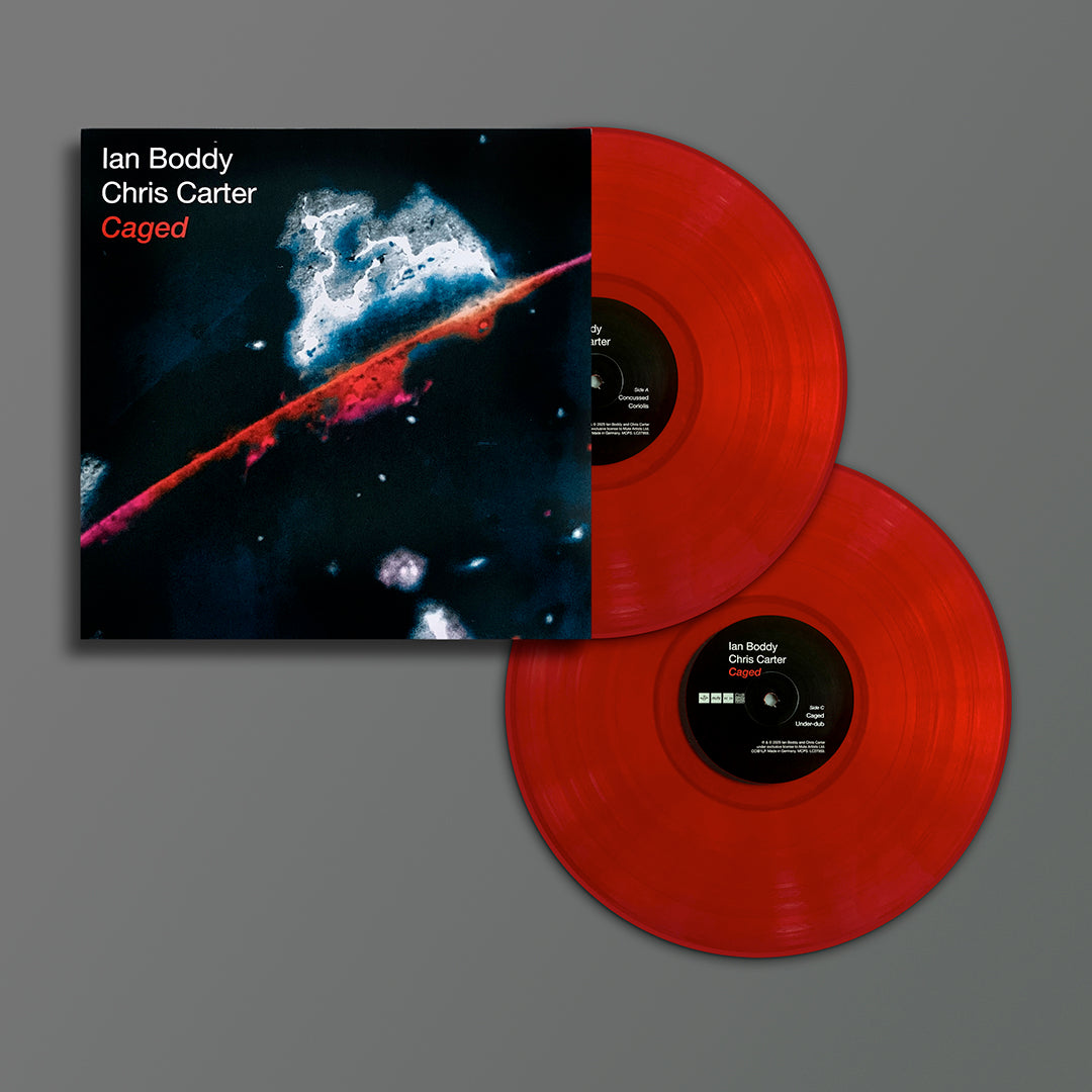 Ian Boddy & Chris Carter - Caged (25th Anniversary Edition) - Limited Edition Double Red Vinyl