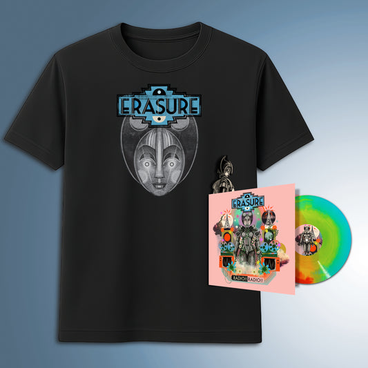 Erasure - Radio!! Radio!! - Sunburst Vinyl + T-Shirt