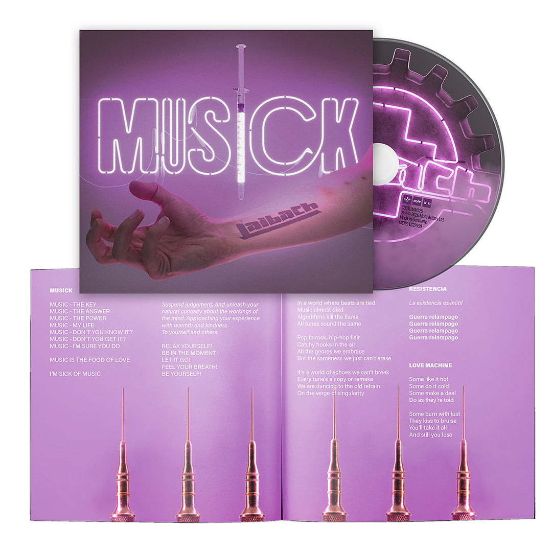 Laibach - MUSICK - CD + Signed Art Card | Signed | Mute Bank