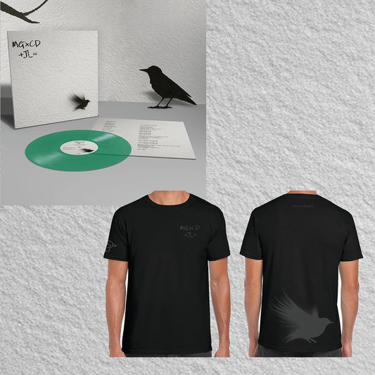MG x CD + JL = - Cross Whisper - 12" Limited Edition Transparent Green Vinyl + T-Shirt