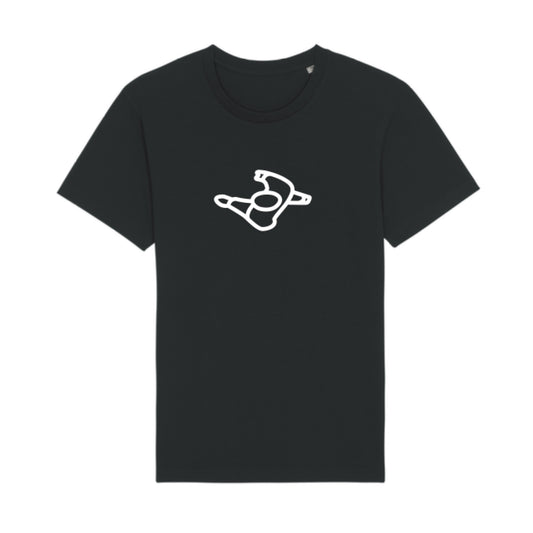 Mute Walking Man Black T-Shirt - Misc