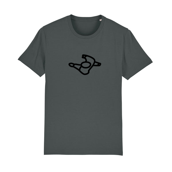 Walking Man Logo Grey T-Shirt