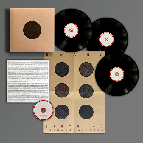 Swans - Birthing - Deluxe Triple Vinyl + DVD