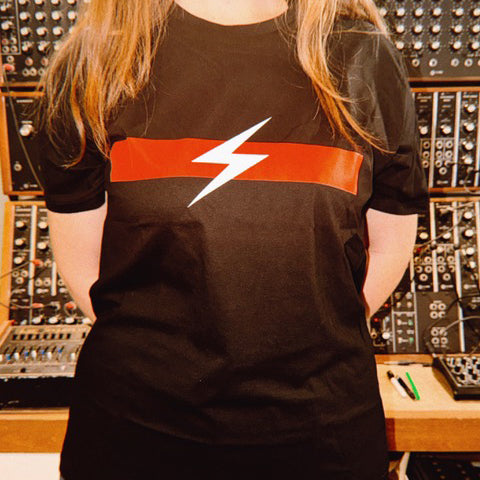Throbbing Gristle - Long Flash Black T-Shirt