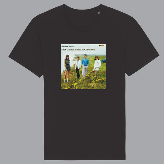 Throbbing Gristle - 20 Jazz Funk Greats Black T-Shirt