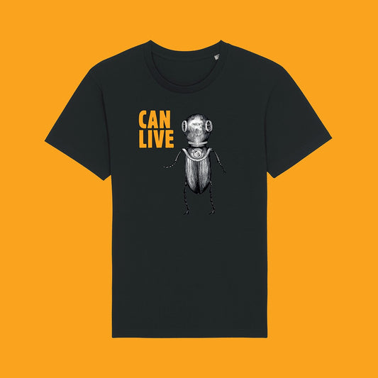 Can - Live At Arles 1975 Black T-Shirt