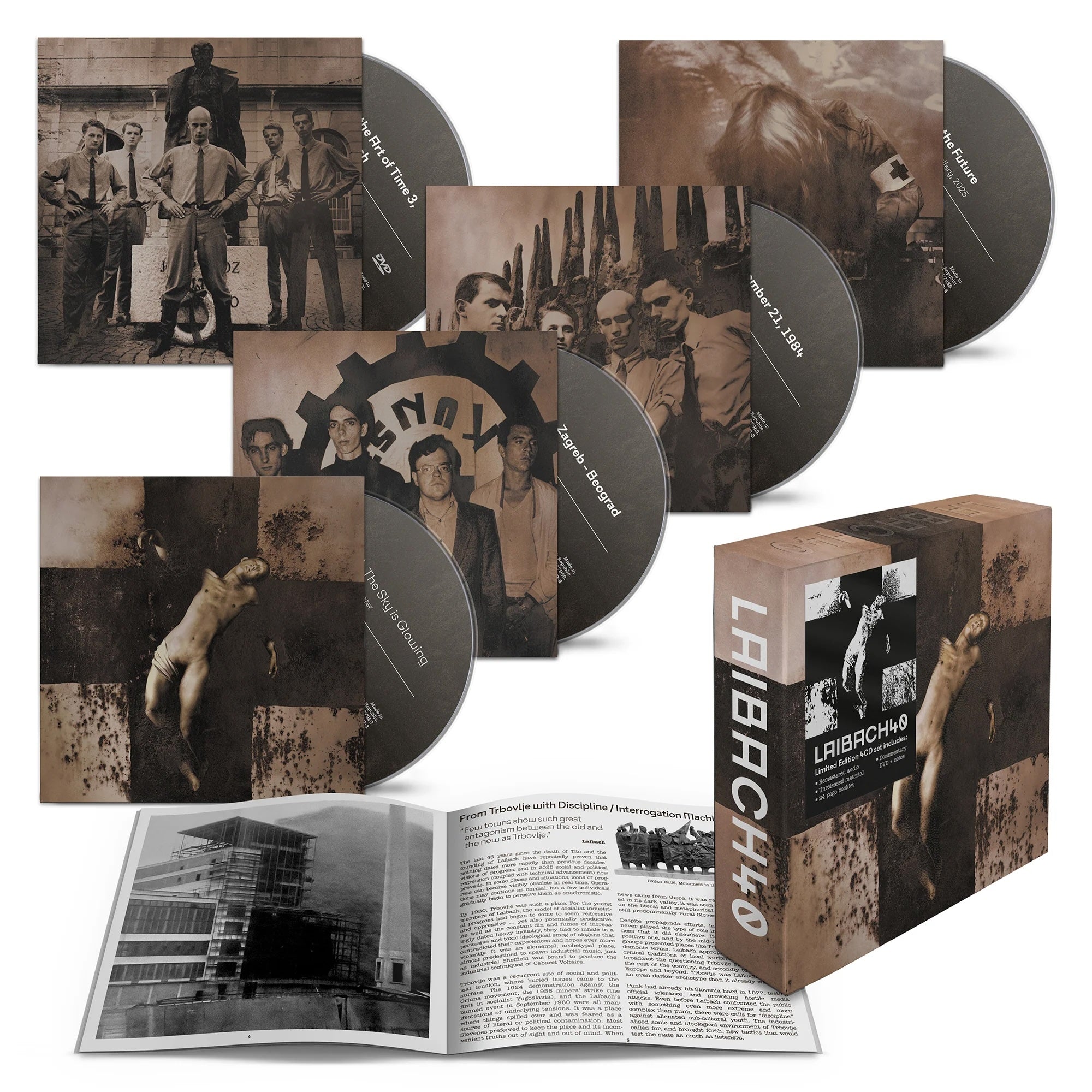 Laibach Laibach 40 4x CD DVD Box Set Mute Bank