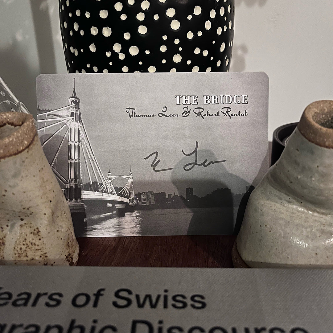 Thomas Leer & Robert Rental - The Bridge - Limited Edition White Vinyl + Signed Art Card