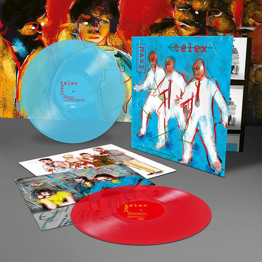Telex - MAXI - Double Transparent Red & Blue Vinyl