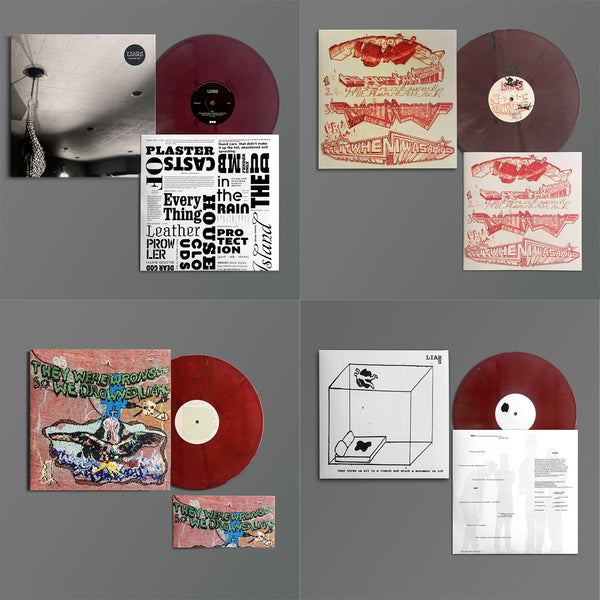 Liars - 4 x Album Reissues - Recycled Colour Vinyl Bundle