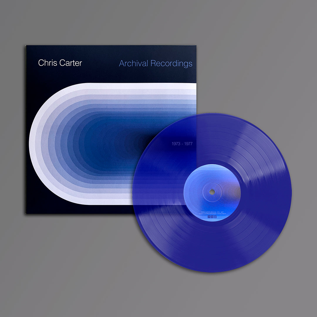 Chris Carter - Archival Recordings 1973 – 1977 - Transparent Blue Vinyl - Misc