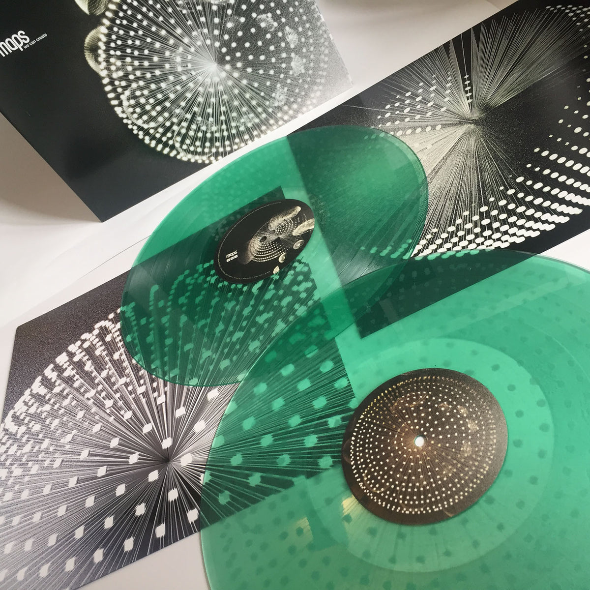 Maps - We Can Create - 70’s Style Green Glass Double Coloured Vinyl - Misc