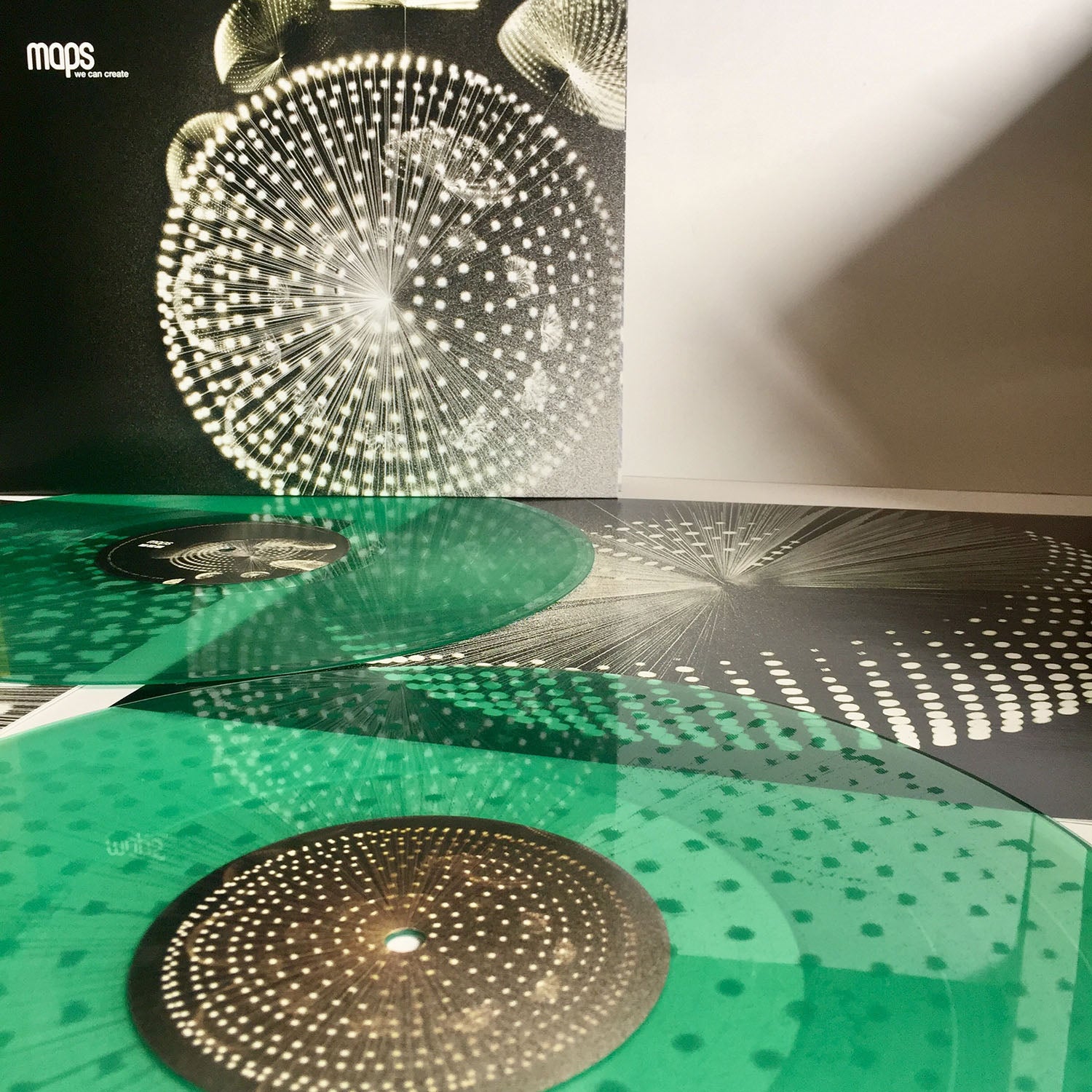 欧LP Maps We Can Create (Green Vinyl) LSTUMM281GREENV Mute 未開封 /00260 Maps - We Can Create - 70's Style Green Glass Double